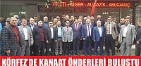 Körfez'de kanaat önderleri buluştu