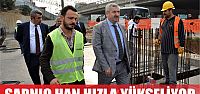  SARNIÇ HAN İŞ MERKEZİ HIZLA YÜKSELİYOR