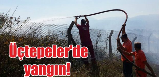  Üçtepeler'de yangın!