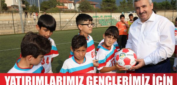  Yatırımlarımız gençlerimiz için