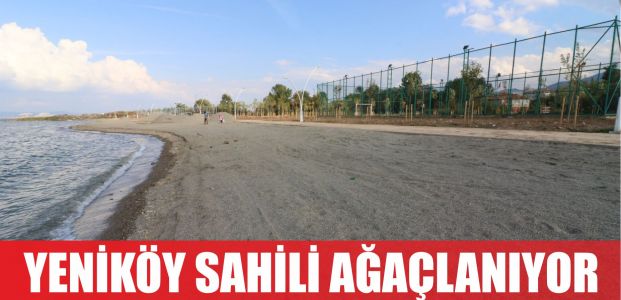  Yeniköy sahiline 15 farklı tür ağaç