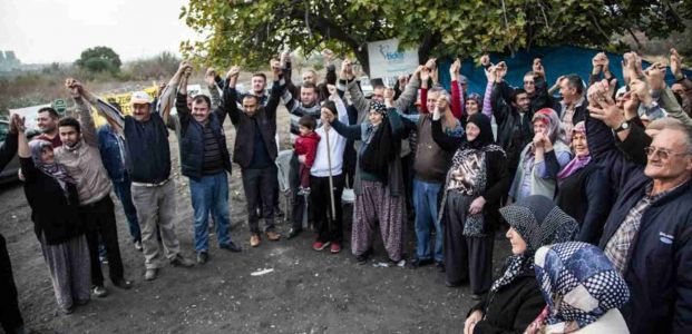 Yırca’da köylüler ve zeytin kazandı